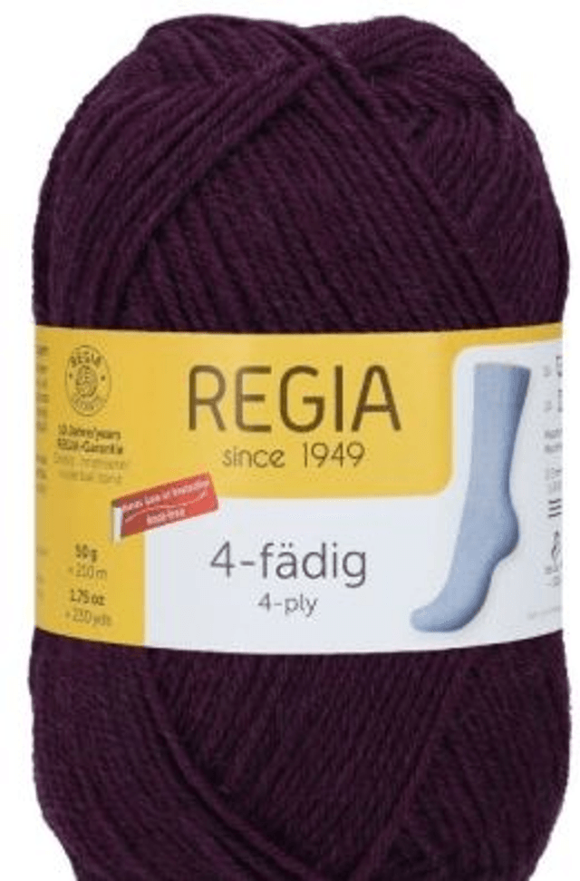 Sockenwolle Regia 4-fach uni