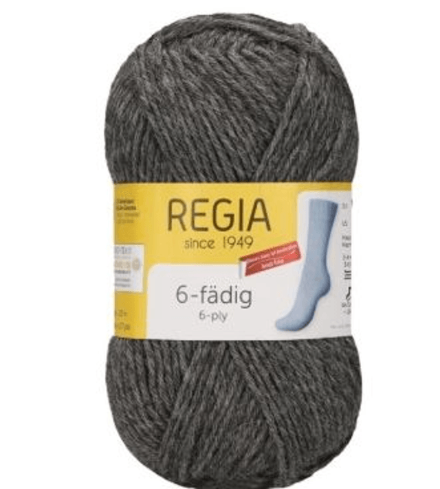 Sockenwolle Regia 6-fach uni