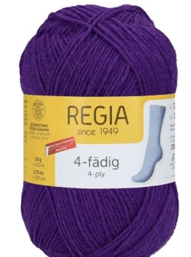 Sockenwolle Regia 4-fach uni