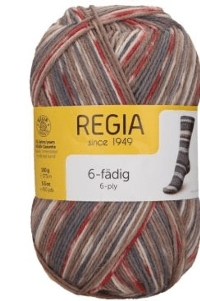 Sockenwolle Regia 6-fach Color