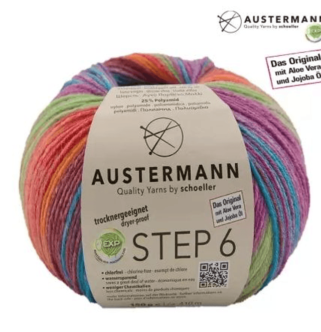 Sockenwolle Austermann 6-fädig