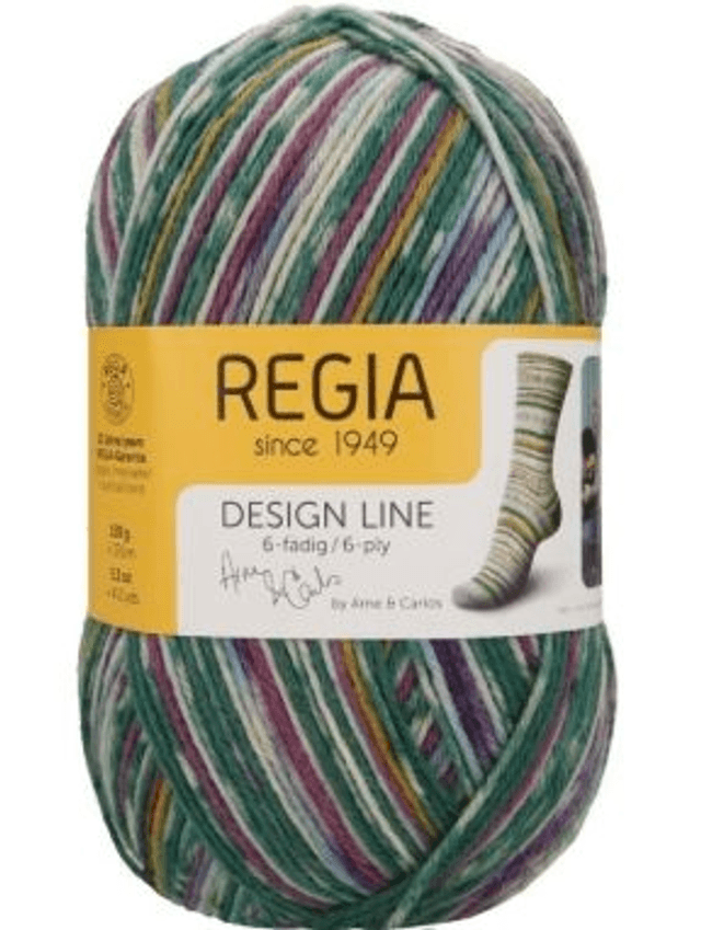 Sockenwolle Regia 6-fach Color
